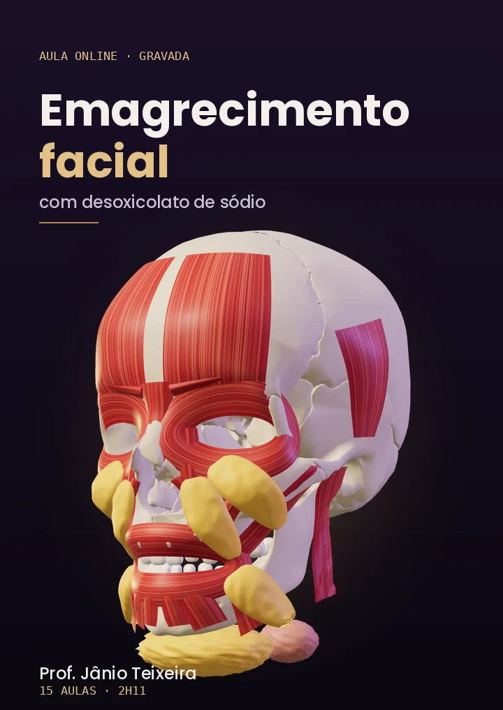 Aula Emagrecimento facial com desoxicolato de sódio